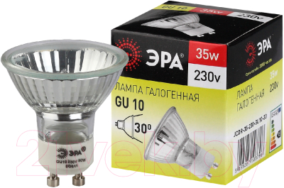 Лампа ЭРА GU10-JCDR (MR16)-35W-230V / C0027385