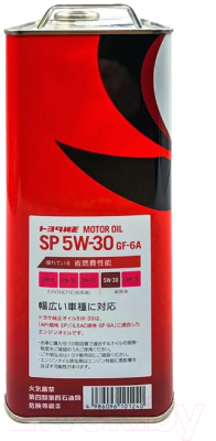 Моторное масло TOYOTA 5W30 SP GF-6A / 0888013705 (4л)