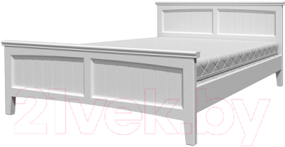 Каркас кровати Bravo Мебель Грация 4 160x200 (белый античный)
