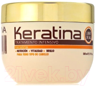 Маска для волос Kativa Keratina Для поврежденных и хрупких волос (500мл)