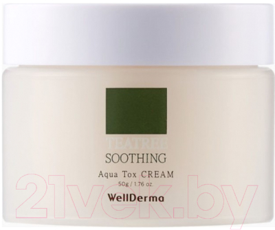 

Крем для лица Wellderma, Teatree Soothing Aqua Tox Cream