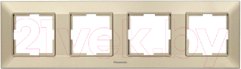 Рамка для выключателей и розеток Panasonic Arkedia Slim WNTF08042BR-BY