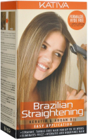 Набор косметики для волос Kativa Keratina Кератин выпрямление и восстановление волос  - 