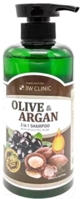 

Шампунь для волос 3W Clinic, Olive & Argan 2-in-1 Shampoo