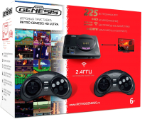 Игровая приставка Retro Genesis Sega HD Ultra + 225 игр + 2 джойстика / ConSkDn73 - 