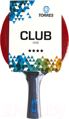 Ракетка для настольного тенниса Torres Club 4 / TT21008