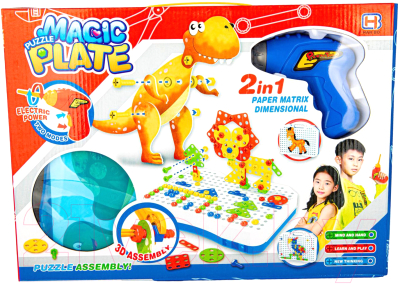 

Развивающая игра Sea & Sun, Magic Plate Puzzle / SS202647/9911A