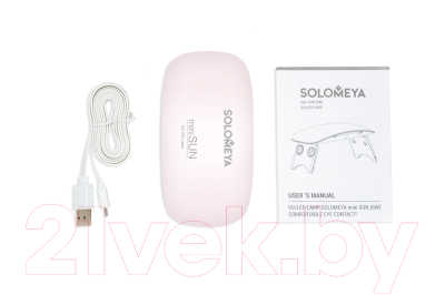 UV/LED лампа для маникюра Solomeya Sun 15-017 Mini (розовый)