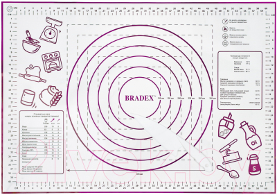 Коврик для теста Bradex TK 0552 (фиолетовый)