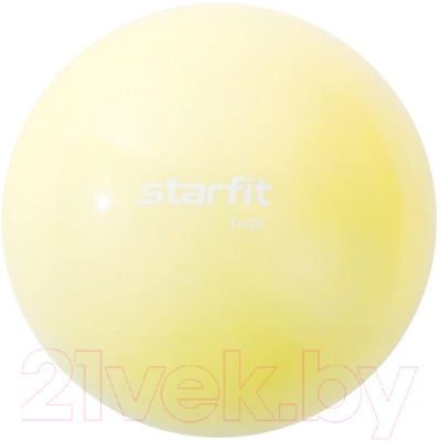 Медицинбол Starfit GB-703 (1кг, желтый пастель)