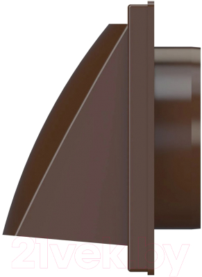 Решетка вентиляционная ERA 1515К10ФВ с выходом (коричневый)