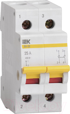Выключатель нагрузки IEK ВН-32 2Р 25А / MNV10-2-025