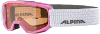 Очки горнолыжные Alpina Sports 2021-22 Piney / A7268457 (розовый/белый) - 