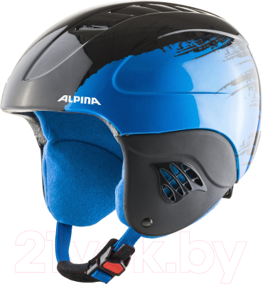 Шлем горнолыжный Alpina Sports 2021-22 Carat / A9035-66 (р-р 54-58, черный/синий)