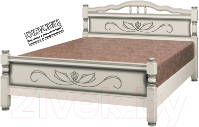 Односпальная кровать Bravo Мебель Карина 5 90x200