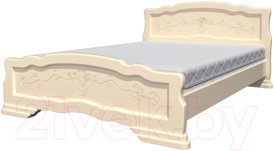 Двуспальная кровать Bravo Мебель Карина 6 160x200 (слоновая кость)