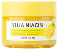 Маска для лица кремовая Some By Mi Yuja Niacin 30days Miracle Brightning Sleeping Mask (60г) - 