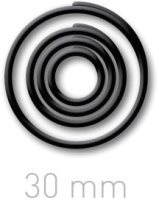 Кольца для переплета OPUS EasyRing 30мм до 240 листов / EASYRING30CZA60 (60шт, черный) - 
