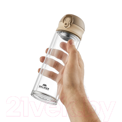 Бутылка для воды Walmer Hype / W29198293 (кофейный)