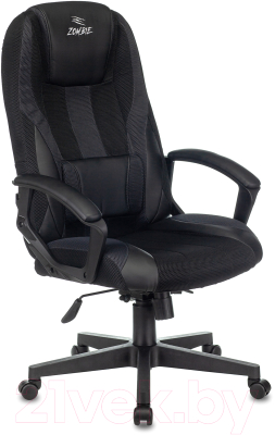 Кресло геймерское Бюрократ Zombie 9 (черный/серый)