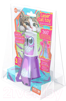 Игрушка для кошек Hexbug Голубь Пестер / 480-6588-00GL12 (бежевый/фиолетовый)