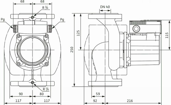 Циркуляционный насос Wilo TOP-S 40/10 DM PN6/10 (2165525)
