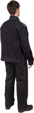 Комплект рабочей одежды Sardoba Tekstil Лидер (р-р 44-46 / 158-164, черно-серый)