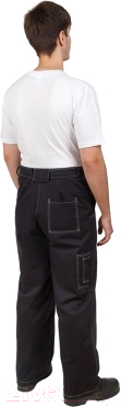 Комплект рабочей одежды Sardoba Tekstil Лидер (р-р 44-46 / 158-164, черно-серый)