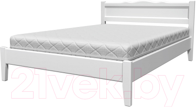 Полуторная кровать Bravo Мебель Карина 7 120x200 (белый античный)
