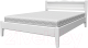 Полуторная кровать Bravo Мебель Карина 7 120x200 (белый античный) - 