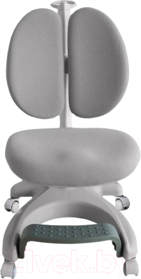 Кресло детское FunDesk Solerte с подставкой для ног (серый)