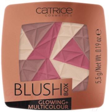 

Румяна Catrice, Персиковый;розовый, Blush Box Glowing + Multicolour тон 030