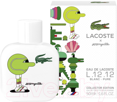 Туалетная вода Lacoste L.12.12 Blanc-Pure Collector Edition (50мл)