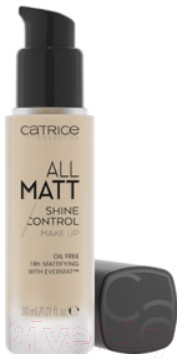 Тональный крем Catrice All Matt Shine Control Make Up Тон 010N (30мл)