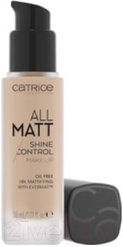 Тональный крем Catrice All Matt Shine Control Make Up Тон 015C (30мл)