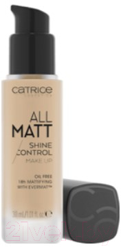 Тональный крем Catrice All Matt Shine Control Make Up Тон 020N (30мл)