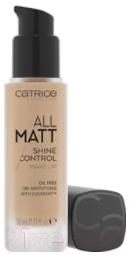 Тональный крем Catrice All Matt Shine Control Make Up Тон 027N (30мл)