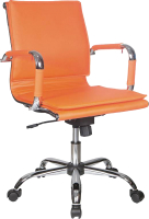 Кресло офисное Бюрократ CH-993-Low (оранжевый/низкая спинка/хром) - 