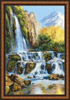 Набор для вышивания Риолис Пейзаж с водопадом / 1194 - 
