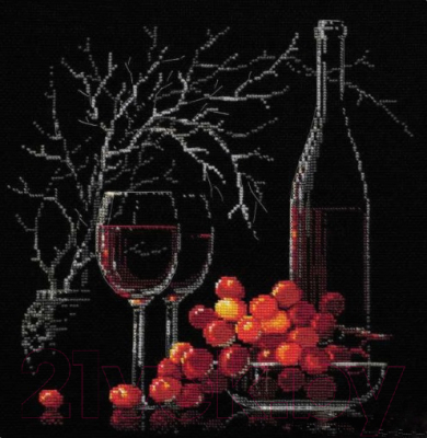 Набор для вышивания Риолис Натюрморт с красным вином / 1239