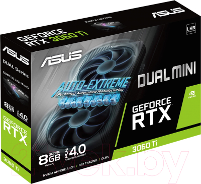 Видеокарта Asus DUAL-RTX3060TI-8G-MINI-V2