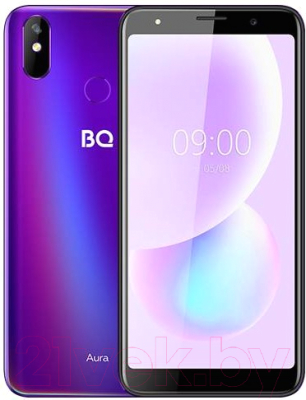 Смартфон BQ Aura BQ-6022G (фиолетовые флюиды)