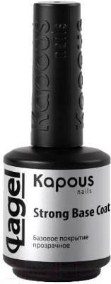 База для гель-лака Kapous Nails Strong Base Coat прозрачная (15мл)