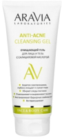 Гель для умывания Aravia Laboratories с салициловой кислотой Anti-Acne Cleansing Gel (200мл) - 