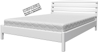 Односпальная кровать Bravo Мебель Камелия 1 90x200 (белый античный) - 