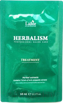 Маска для волос La'dor Herbalism Treatment Питательная  (10мл)