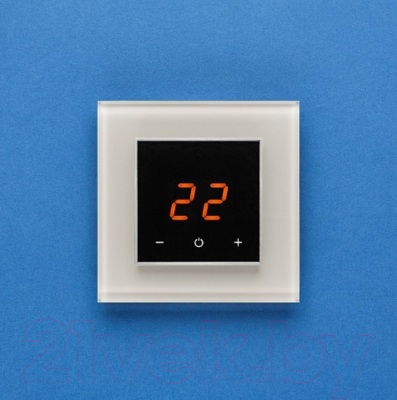 Терморегулятор для теплого пола DeLUMO Orto 1013 (белый жемчуг)