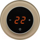Терморегулятор для теплого пола DeLUMO Ronda 1236 (светлый коричневый) - 