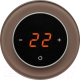 Терморегулятор для теплого пола DeLUMO Ronda 7013 (натуральный коричневый) - 