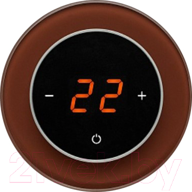 Терморегулятор для теплого пола DeLUMO Ronda 8017 (темный коричневый)